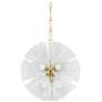 Capri 24" Wide Aged Brass 22-Light Sputnik Chandelier