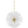 Capri 24" Wide Aged Brass 22-Light Sputnik Chandelier