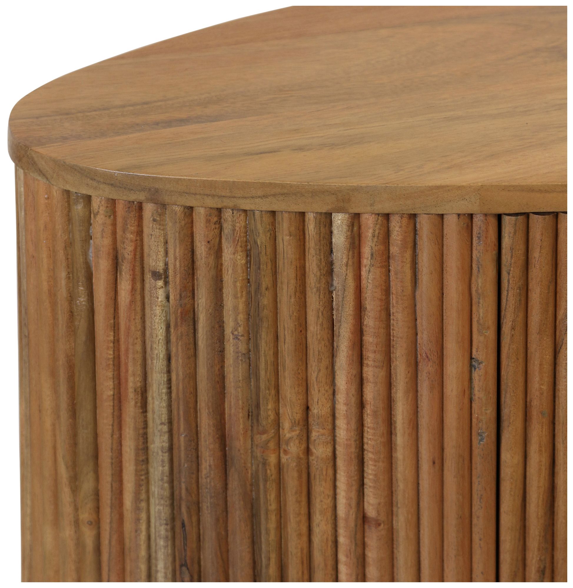 Image 5 Capri 71 x 29.5 Light Walnut, Black Sideboard more views