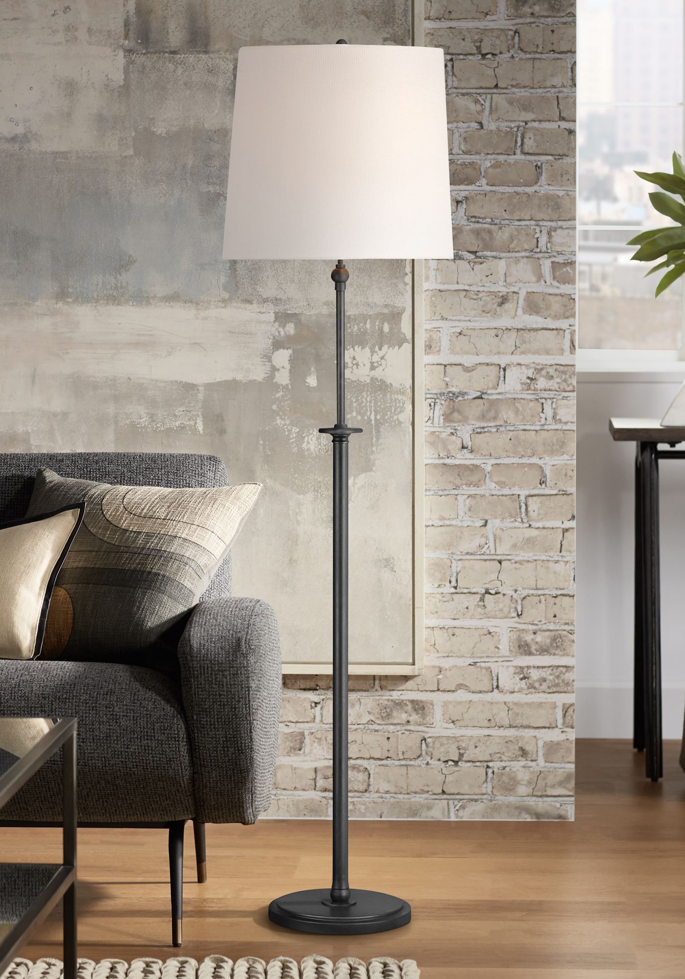 for living 2 light floor lamp