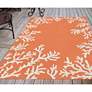 Thumbnail1 of Capri Coral Border 162017 3'6"x5'6" Orange Outdoor Area R