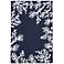 Capri Coral Border 162033 Navy Outdoor Area Rug