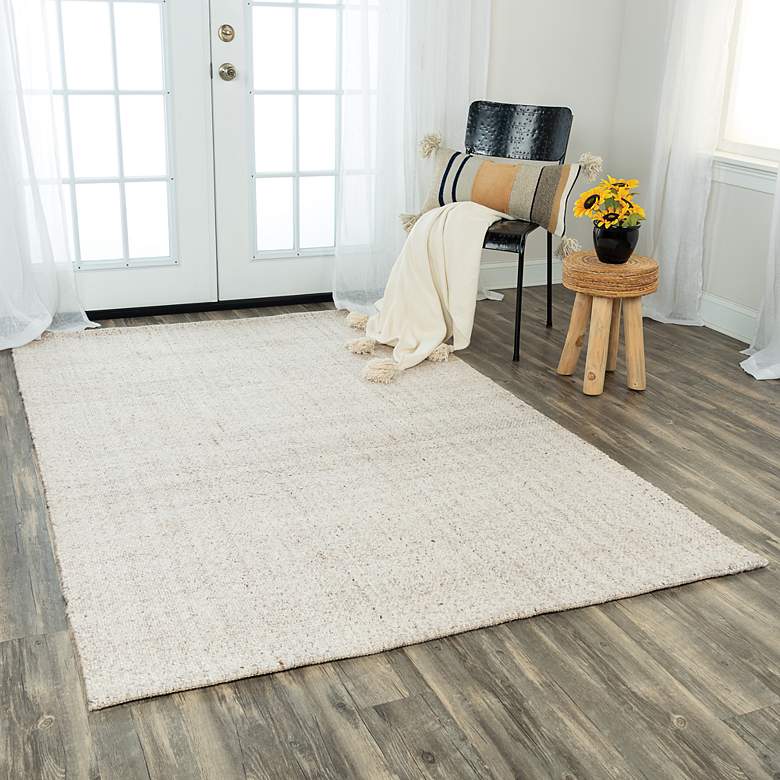 Image 1 Capri CPI103 5'x7'6" Ivory Rectangular Area Rug
