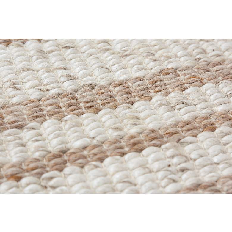 Image 5 Capri CPI106 5&#39;x7&#39;6 inch Ivory and Beige Striped Area Rug more views