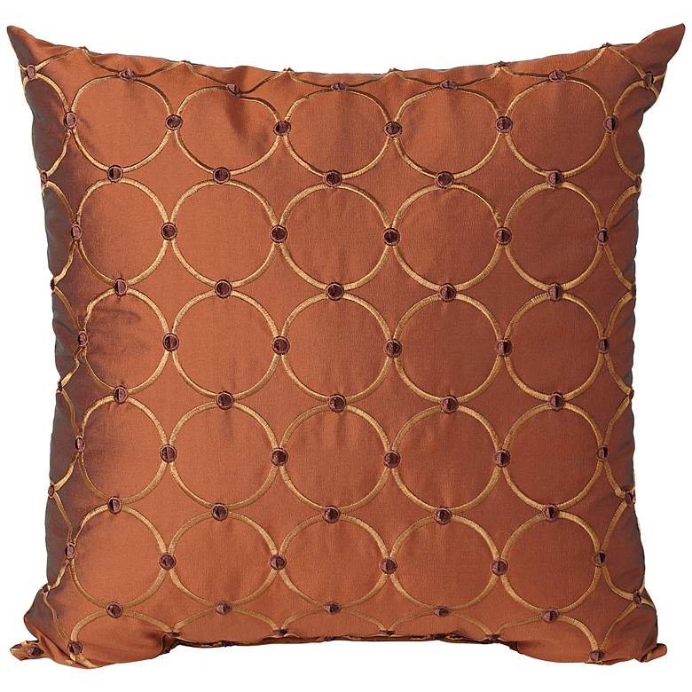 Image 1 Caprica Sienna 18" Square Designer Throw Pillow