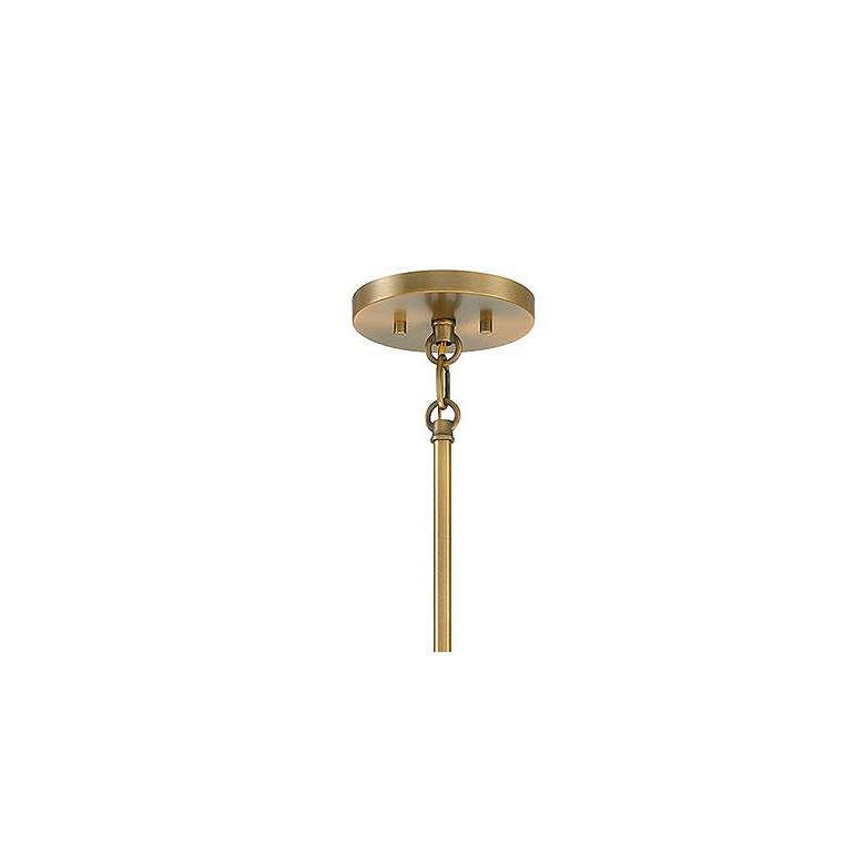 Image 6 Caprio 40 3/4" Wide Brushed Brass 8-Light Drum Pendant more views