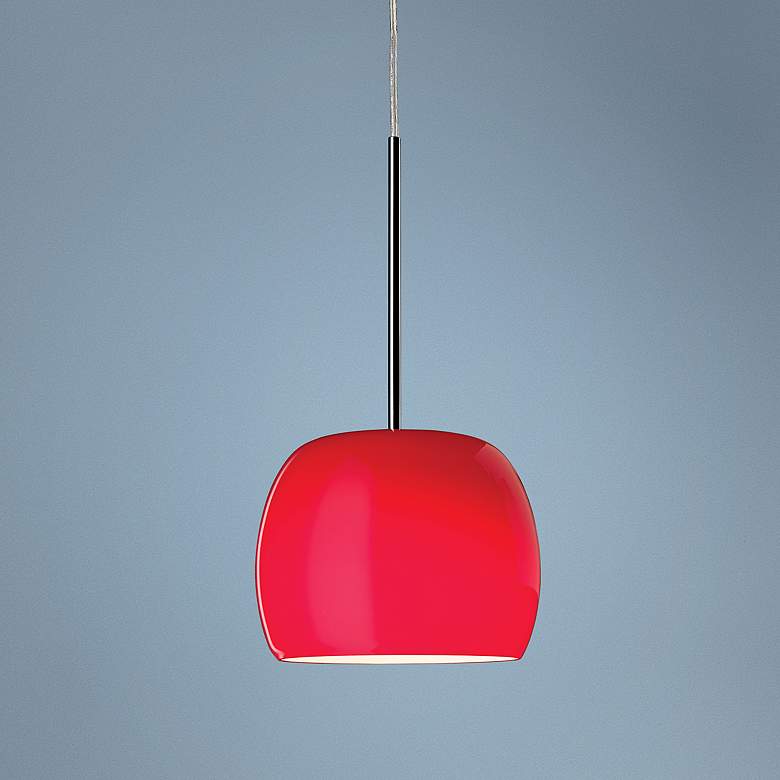 Image 1 Caps Collection Red Mini Pendant Chandelier