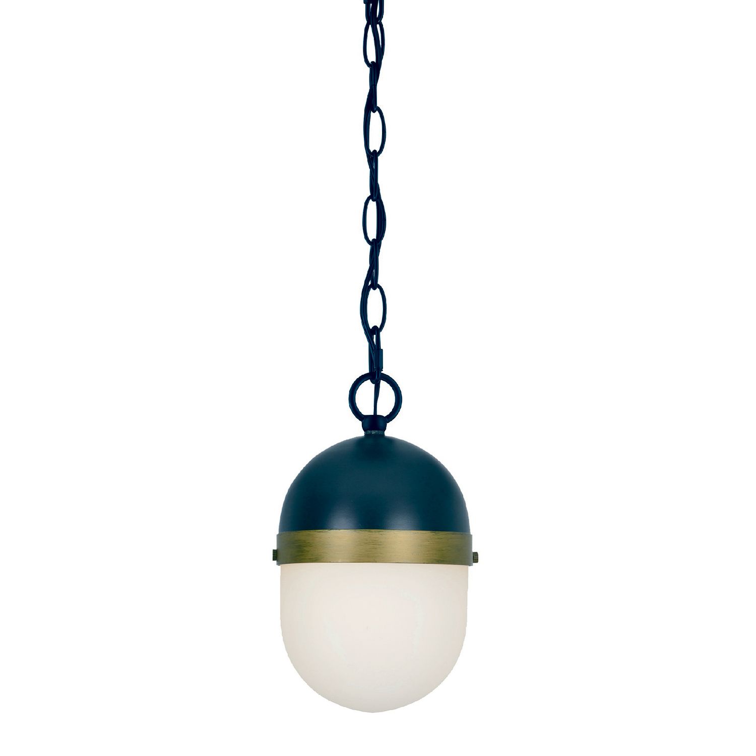 Capsule 12 1/4" Wide Matte Black 3-Light Outdoor Pendant