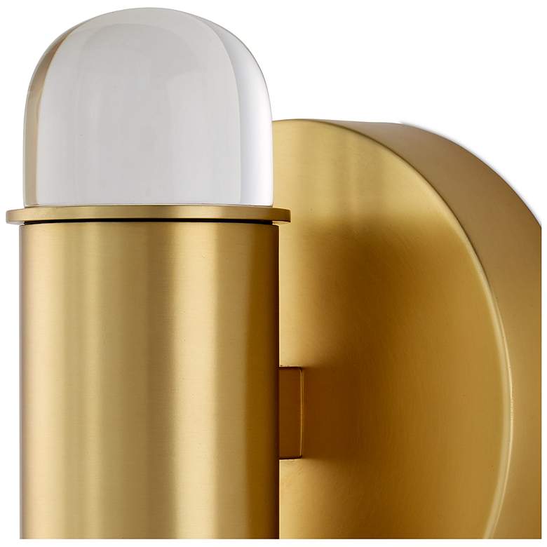 Image 4 Capsule Brass Wall Sconce more views