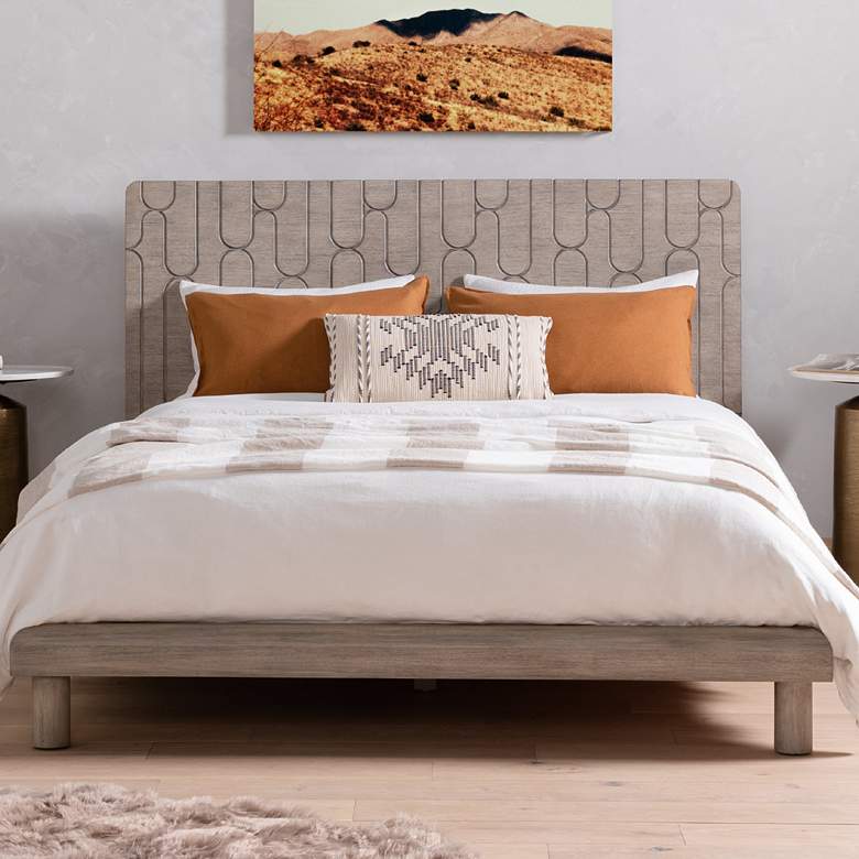 Image 1 Capsule Rustic Gray Mahogany King Bed