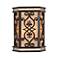 Capulet Collection Bronze Finish Rectangular Wall Sconce