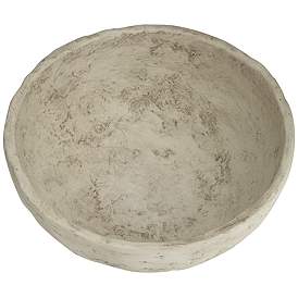 Image5 of Capurnia Matte Antique White Round Decorative Bowl more views