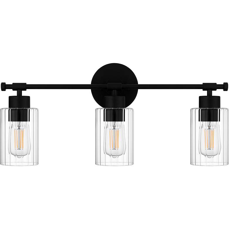 Image 4 Caputo 3-Light Matte Black Bath Light more views