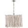 Cara 25" Wide Brushed Pewter and Eucalyptus Pendant Light