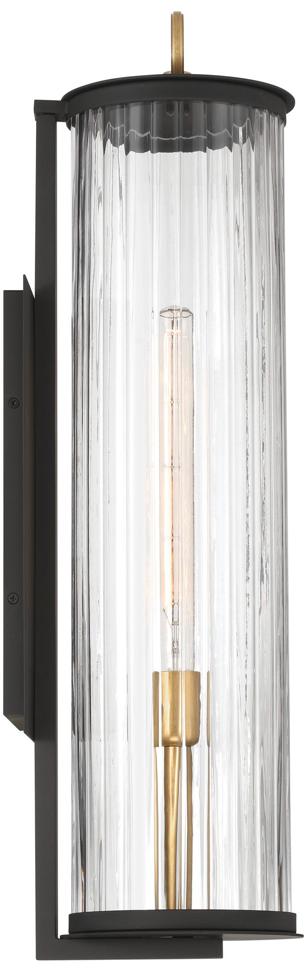 Image 2 Cara 27 1/2" High Dark Matte Black Outdoor Wall Light more views