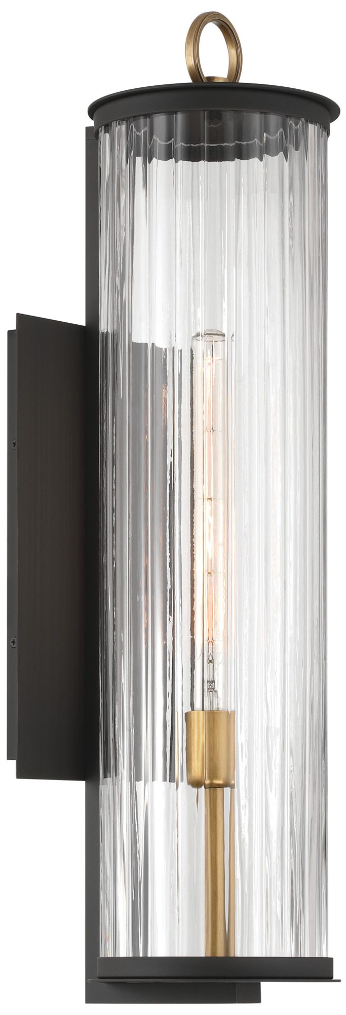 Image 4 Cara 27 1/2" High Dark Matte Black Outdoor Wall Light more views