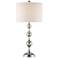 Cara Stacked Balls Chrome Table Lamp by 360 Lighting