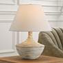 1_Carafe 20 1/2" Stone Ivory Ceramic Table Lamp