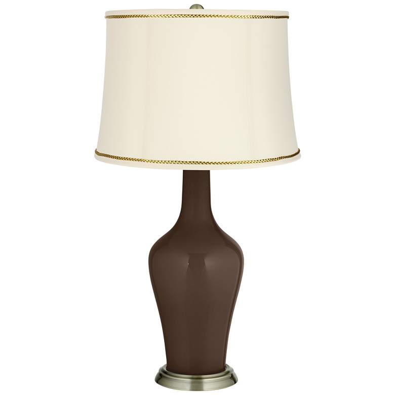 Image 1 Carafe Anya Table Lamp with President&#39;s Braid Trim