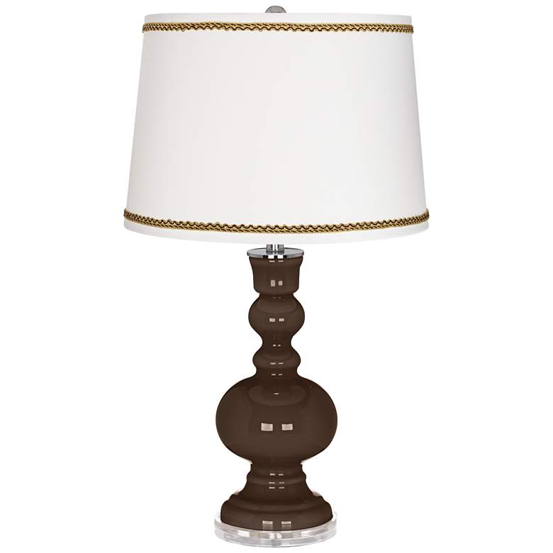 Image 1 Carafe Apothecary Table Lamp with Twist Scroll Trim