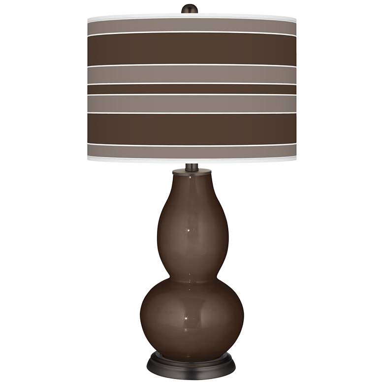 Image 1 Carafe Bold Stripe Double Gourd Table Lamp