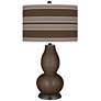 Carafe Bold Stripe Double Gourd Table Lamp