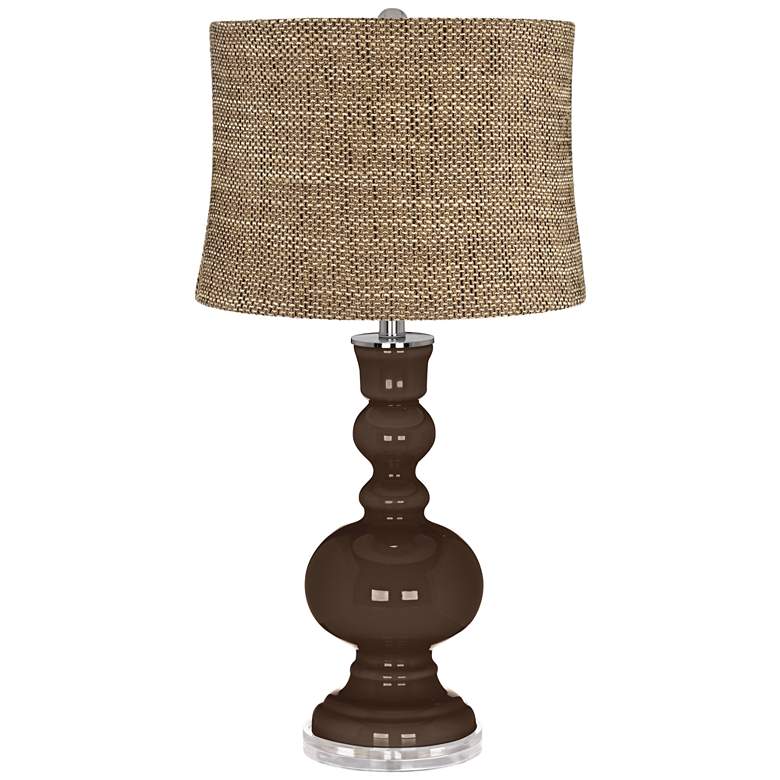 Image 1 Carafe Charcoal Brown Shade Apothecary Table Lamp