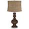 Carafe Charcoal Brown Shade Apothecary Table Lamp