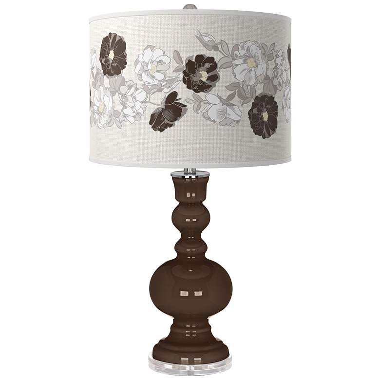 Image 1 Carafe Rose Bouquet Apothecary Table Lamp