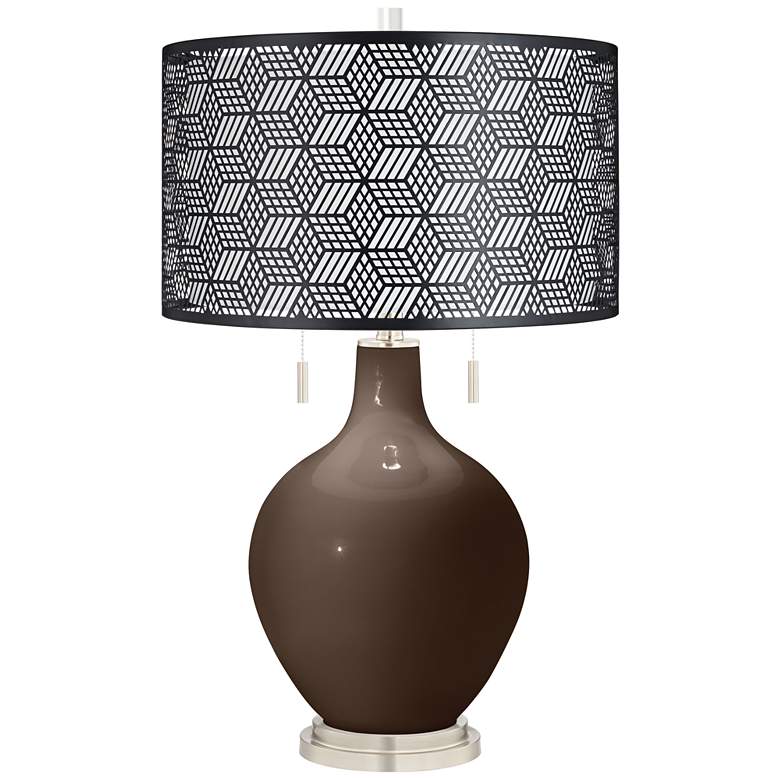 Image 1 Carafe Toby Table Lamp With Black Metal Shade