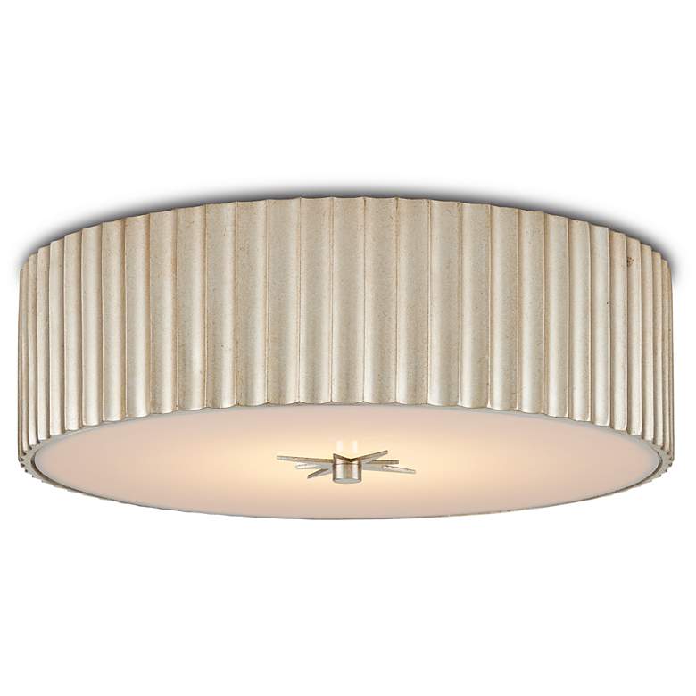 Image 1 Caravel Silver Flush Mount