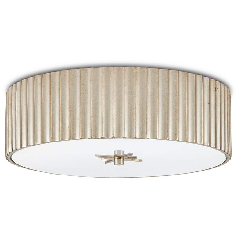 Image 2 Caravel Silver Flush Mount more views
