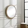 Carbet Braided Rope 39 3/4" Round Oversized Wall Mirror
