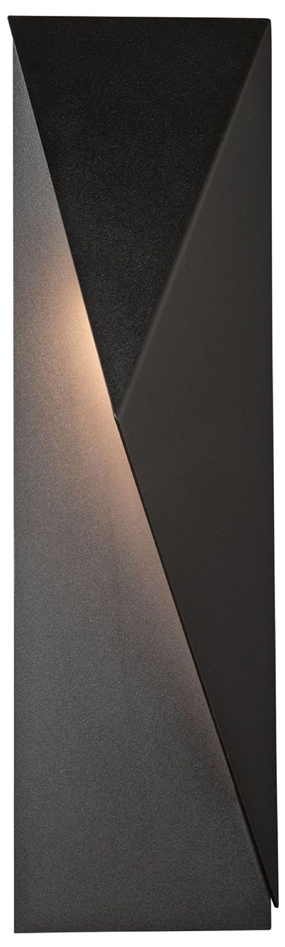 Carbon 25" High Coastal Black Outdoor Wall Sconce - Right Orientation