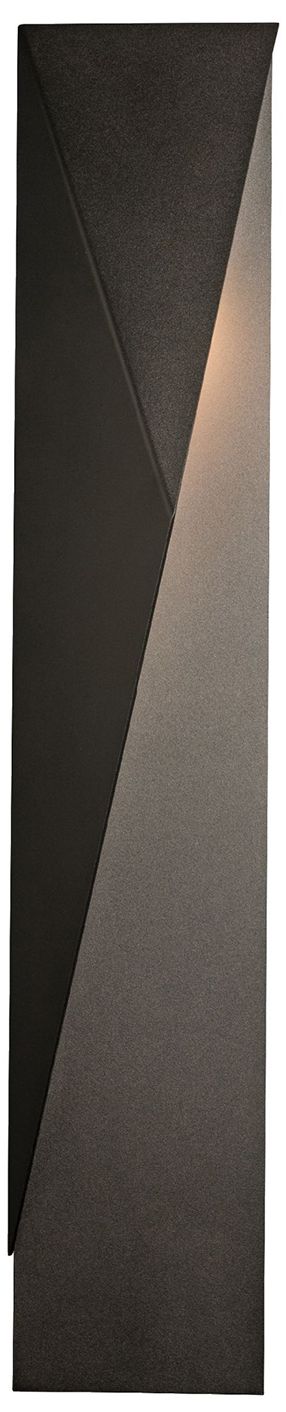 Carbon 38"H Coastal Rubbed Bronze Outdoor Sconce Left Orientation