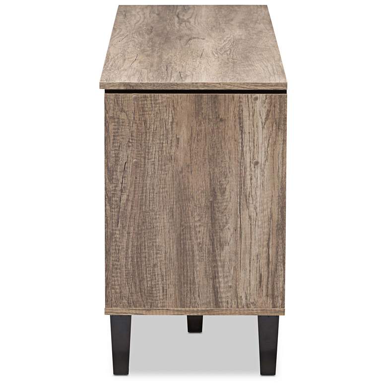 Image 4 Cardiff 55 1/2" Wide Light Brown Wood 2-Drawer TV Stand more views