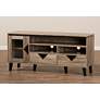 6_Cardiff 55 1/2" Wide Light Brown Wood 2-Drawer TV Stand more views