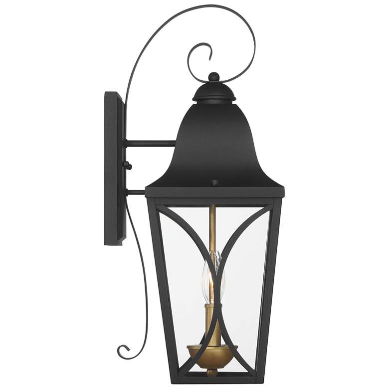 Image 6 Cardigan 20 1/2"H Sand Coal Black 2-Light Outdoor Wall Light more views