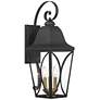1_Cardigan 23 3/4" High Sand Coal Black Outdoor Wall Light