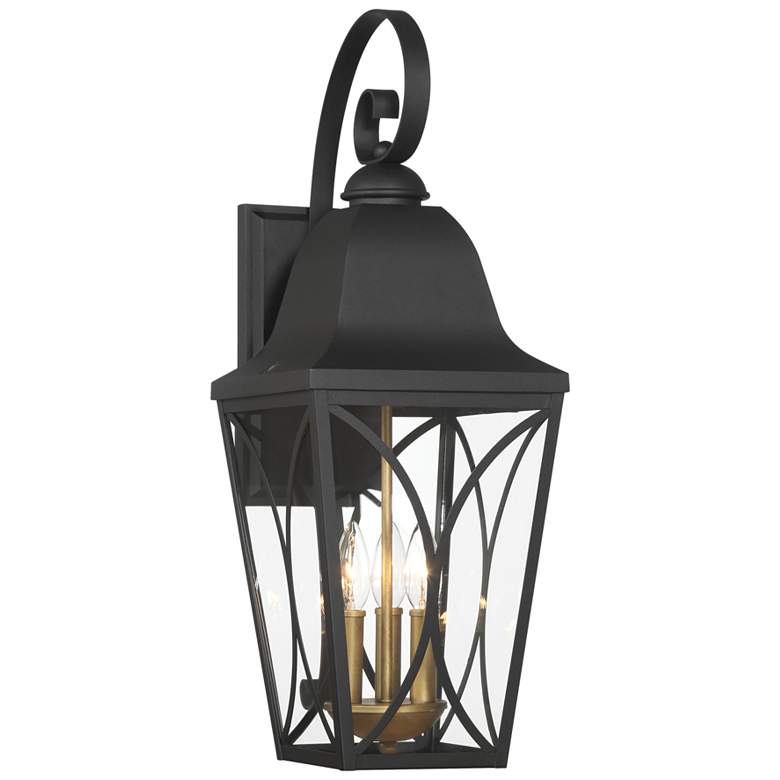 Image 2 Cardigan 23 3/4" High Sand Coal Black Outdoor Wall Light more views
