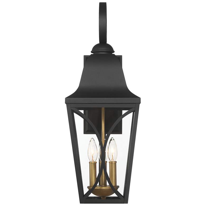 Image 3 Cardigan 23 3/4" High Sand Coal Black Outdoor Wall Light more views