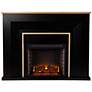 4_Cardington 52" Wide Black LED Electric Fireplace with Remote more views