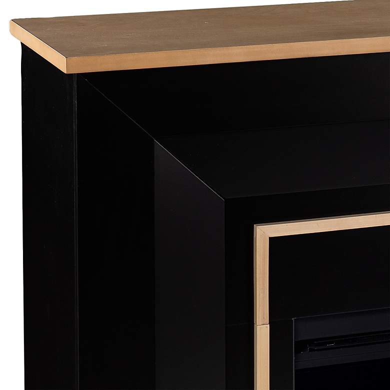 Image 3 Cardington Black and Natural Color Changing Fireplace more views