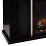 4_Cardington Black and Natural Wood Electric Fireplace more views