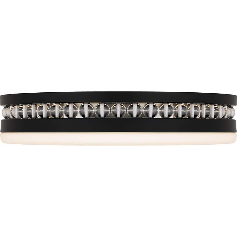 Image 5 Carey Integrated LED Matte Black Flush Mount with CCT Switch more views