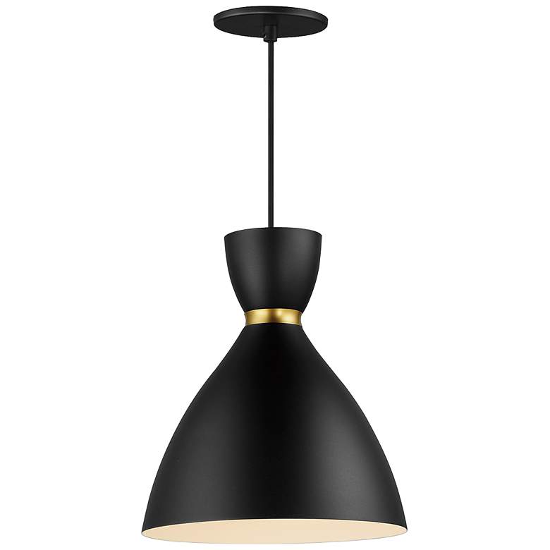 Image 1 Carillon 11" Mini Pendant - Black