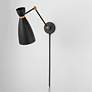 2_Carillon Articulating Wall Sconce Black / Brass more views
