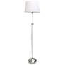 Carl Nickel 3-Piece Adjustable Floor and Table Lamp Set