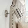 1_Carla Brushed Nickel Cylinder Down-Light Plug-In Wall Lamp