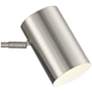 3_Carla Brushed Nickel Cylinder Down-Light Plug-In Wall Lamp more views